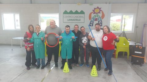 Voluntarios de Coca-Cola en Aspronaga
