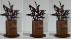 Cartuchos nun b�caro, escultura de Che Tembra