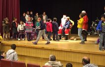 Pap� Noel tambi�n pas� por O Valadouro. 