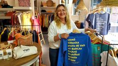 Montse Juncal es la encargada de la tienda Cero de Costa en Vigo 