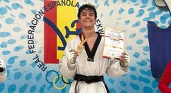 Roi Fraga, con el oro j�nior en el Campeonato de Espa�a j�nior