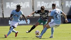 El Racing de Santander se ha colocado a seis puntos y medio del Deportivo, mientras que el Celta B marcha tercero, cuatro por detr�s