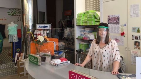 Eva Garcia, de la tienda de moda infantil Xoma Kids en Betanzos