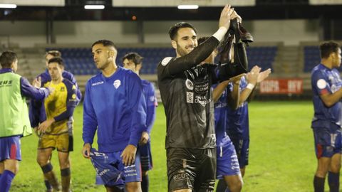 Ral Marqueta, portero del Ourense CF.