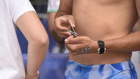 Cuarta edici�n de la Traves�a a Nado do L�rez 