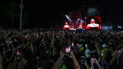 Concierto de Lady Gaga en la playa de Copacabana.