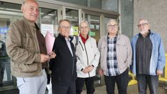 El abogado Suso Porta, Pepe Varela, Paco Varela, Manuel Fern�ndez Pita y Fernando Ocampo. 