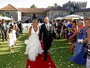 En la imagen de archivo del 2010 puede verse el Pazo de Urzaiz durante una ceremonia. 