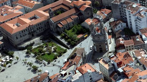 Imagen a�rea de Pontevedra