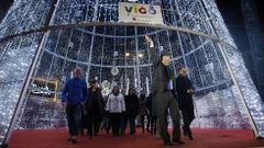 Las luces de la Navidad de Vigo se apagan