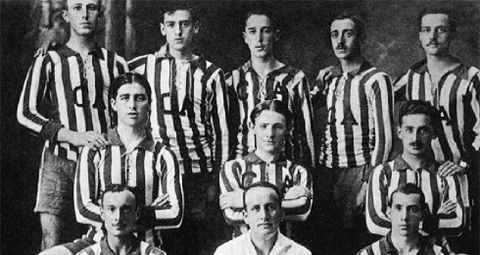 Primer equipo del Club de F�tbol Asturias