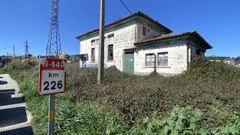 Parcelas que cede Naturgy al Concello de Caldas para aparcamiento libre en la entrada a la localidad desde la carretera N-640 y la AP-9