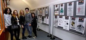 Los alumnos de Mestre Mateo exponen sus dise�os en la Plaza de Abastos hasta el 15 de junio.