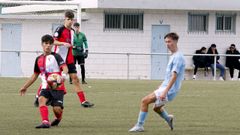 Imagen de un partido de Liga anterior del Arousa, frente al Celta