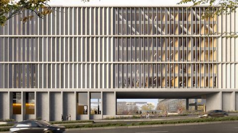 Infograf�a del anteproyecto ganador del concurso de ideas convocado por la Xunta.