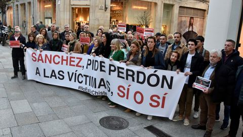 Concentracin del PP en Ourense por la ley del solo s es s.