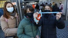 Los ni�os de Galicia se vacunan