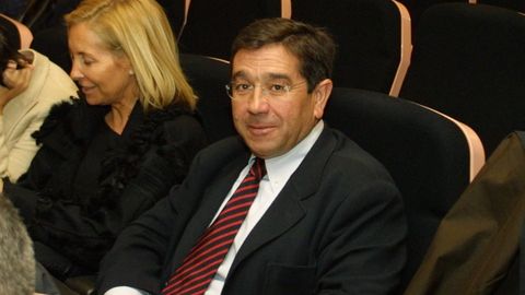 Jesús Domínguez y su mujer Herme en una de las escasas fotografías públicas que existen. Fue tomada en el 2003.