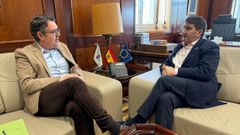 Manuel Gonz�lez mantuvo un encuentro con el delegado del Gobierno en Galicia, Pedro Blanco