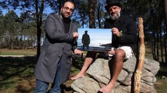Su�rez- Puerta y Tonhito de Poi presentaron la nueva edici�n del programa de rutas por Ribeira
