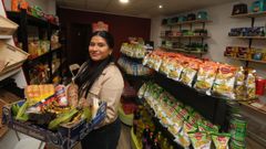 Wendy Vílchez abrió este sábado la tienda Productos Latinos Nael