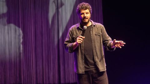 Xos� Antonio Touri��n, durante uno de los pases en Vimianzo