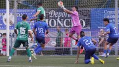 Partido entre el Barbads y el Arenteiro, de la previa de la Copa Federacin.