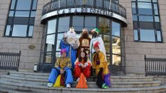 Os Reis Magos � s�a chegada a B�veda o Nadal pasado