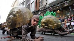 Las im�genes del multitudinario desfile de Vilagarc�a