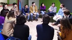 Los asistentes al Legal Open Space votaron los temas de los que charlar e hicieron grupos