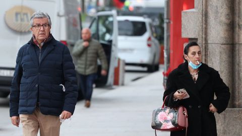 Primer da sin mascarillas en la calle en A Corua