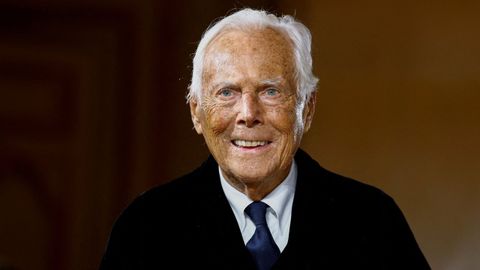 Giorgio Armani, en una foto del 2025