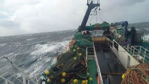 Labores de b�squeda de la tripulaci�n del Villa de Pitanxo