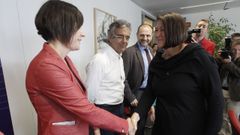 Ana Pont�n se desplaz� a Bruselas con las v�ctimas del Alvia