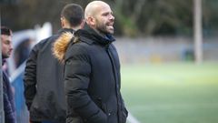 Pena (na imaxe, no encontro contra o Eume Deportivo) espera que reine o bo ambiente.