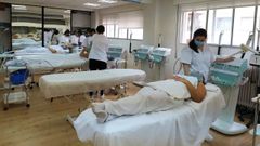 Taller de est�tica en el IES Frei Mart�n Sarmiento de Pontevedra