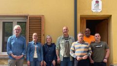 La ejecutiva socialista de Degaa, Marcos lvarez, ltimo por la derecha