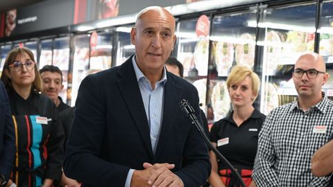 José Antonio Diez, alcalde de León, en un acto reciente en la ciudad de León.