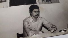 Eduardo Men�ndez, en su �poca como secretario del PTE (Partido del Trabajo de Espa�a)