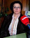 Carmen Isabel, no estudo de Radio Voz Berganti�os.