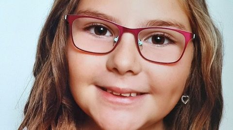 Sabela Lucero Sen�n, alumna do CEIP de Cai�n (A Laracha)