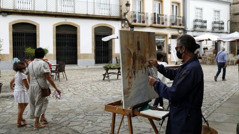 Concurso de pintura al aire libre en Noia 2021