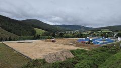 Obras para un pump track en Trabada