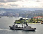 El �Pati�o�, volviendo a la r�a tras una misi�n. 