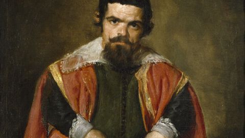 Detalle del cuadro &laquo;Don Diego de Acedo, O Primo&raquo;, de Vel&aacute;zquez.