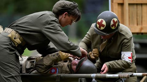 Un momento de la recreaci�n hist�rica