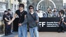 Los Javis, a su llegada al Festival de San Sebasti�n para presentar �La bola negra�.