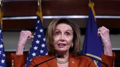 La democrata Nancy Pelosi, presidenta de la C�mara de Representantes de Estados Unidos.