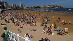 Vistas de la Playa de San Lorenzo de Gij�n