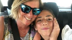 Isabel Fidalgo y su hija Marta